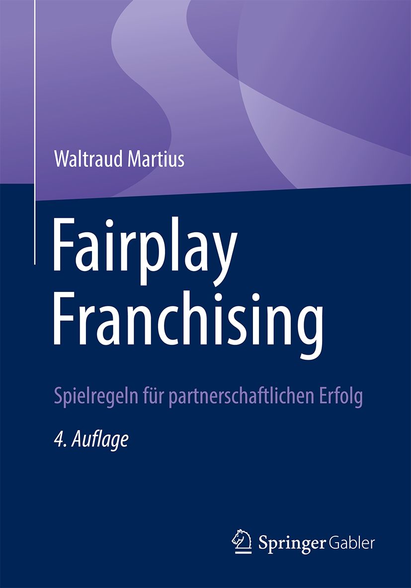 Buchcover Fairplay Franchising Waltraud Martius