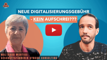 Neue Digitalisierungsgebühr - Kein Aufschrei??? Waltraud Martius und Steffen Kessler